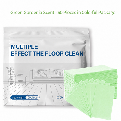 🧹 BUY 1 GET 1 FREE!✨ 60-Pieces Multi-Effect Floor Cleaning Sheets – Powerful Stain Removal & Fresh Scent 🌿