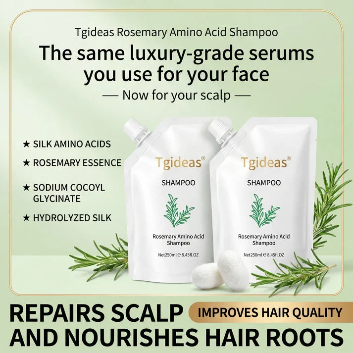 Rosemary Amino Acid Shampoo — Revitalize Hair Follicles, Say Goodbye to Hair Loss, Promote New Hair Growth, and Reclaim Fuller Hair and Confidence