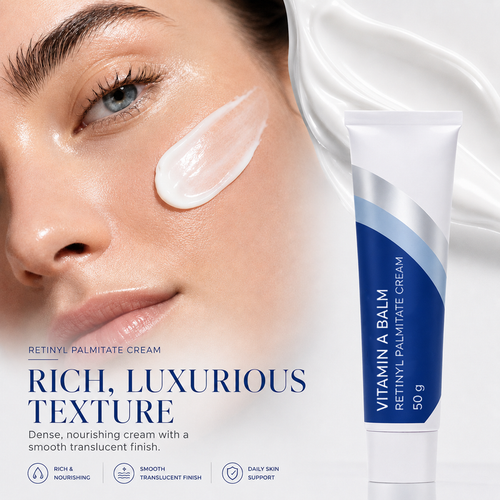Vitamin A Balm 50g – Retinyl Palmitate Cream for Smoother, Firmer-Looking & Hydrated Skin